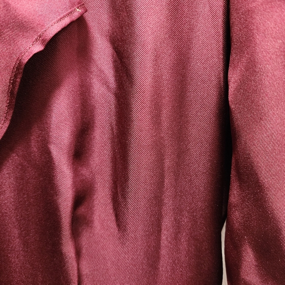 Ted Baker London Burgundy & Black Dress size 2 - Picture 3 of 9